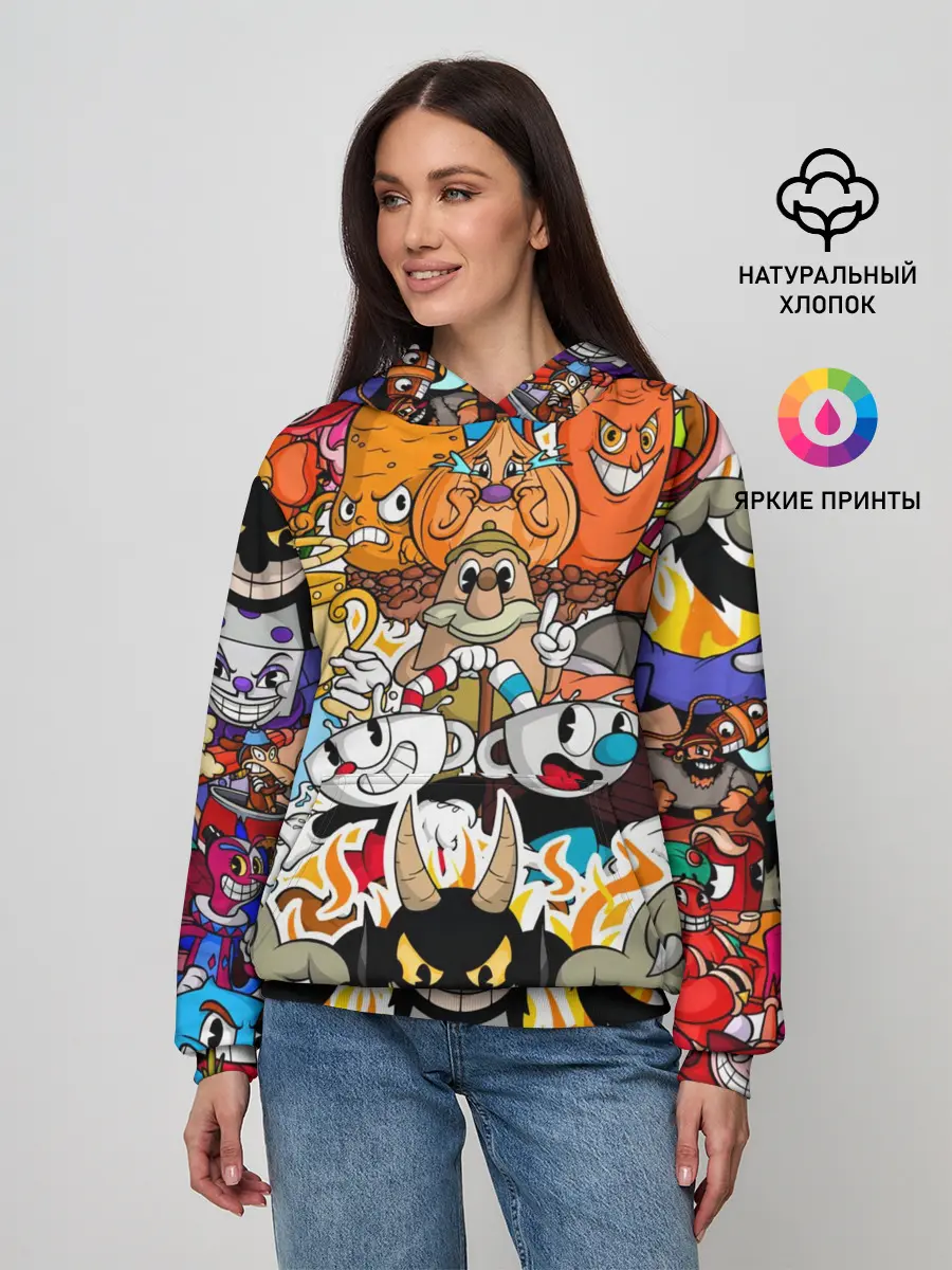 Женское худи / CUPHEAD