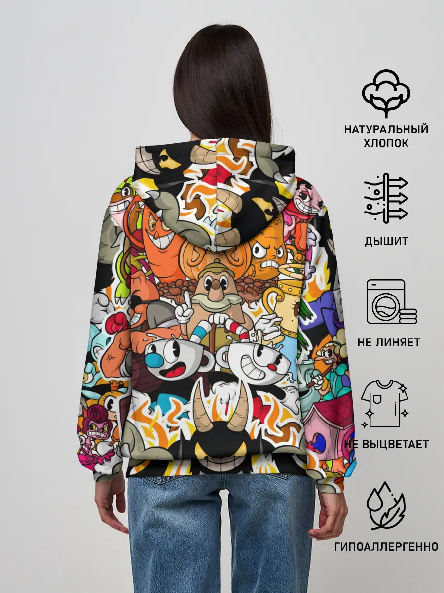 Женское худи / CUPHEAD