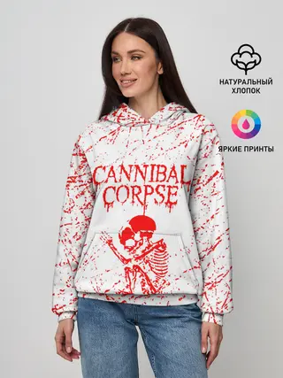 Женское худи / cannibal corpse
