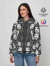 Женское худи / Анонимусы надбисиси линии