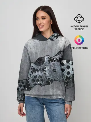 Женское худи / Шестеренки
