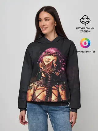 Женское худи / Steampunk girl | Стимпанк