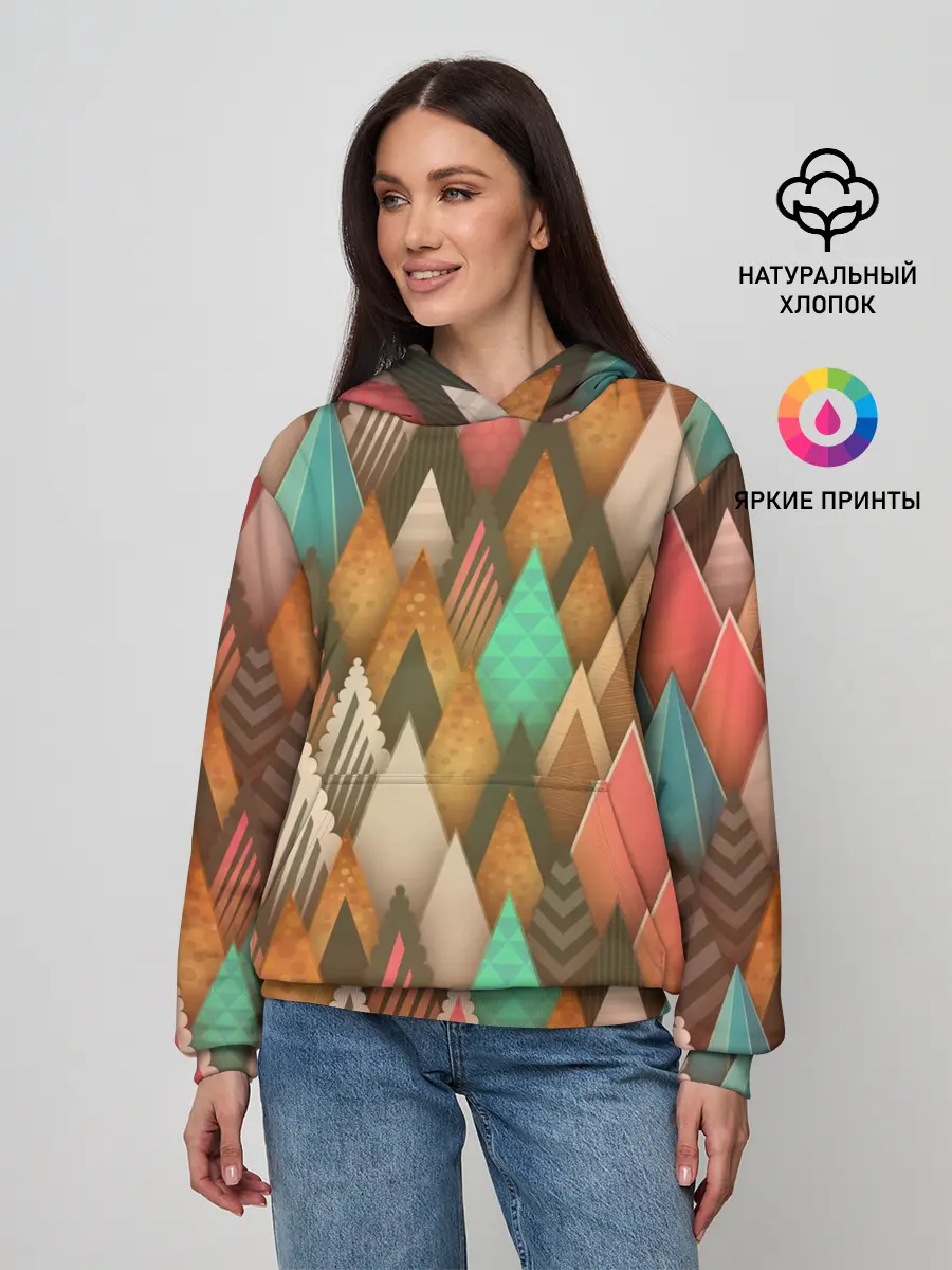 Женское худи / Острые пики