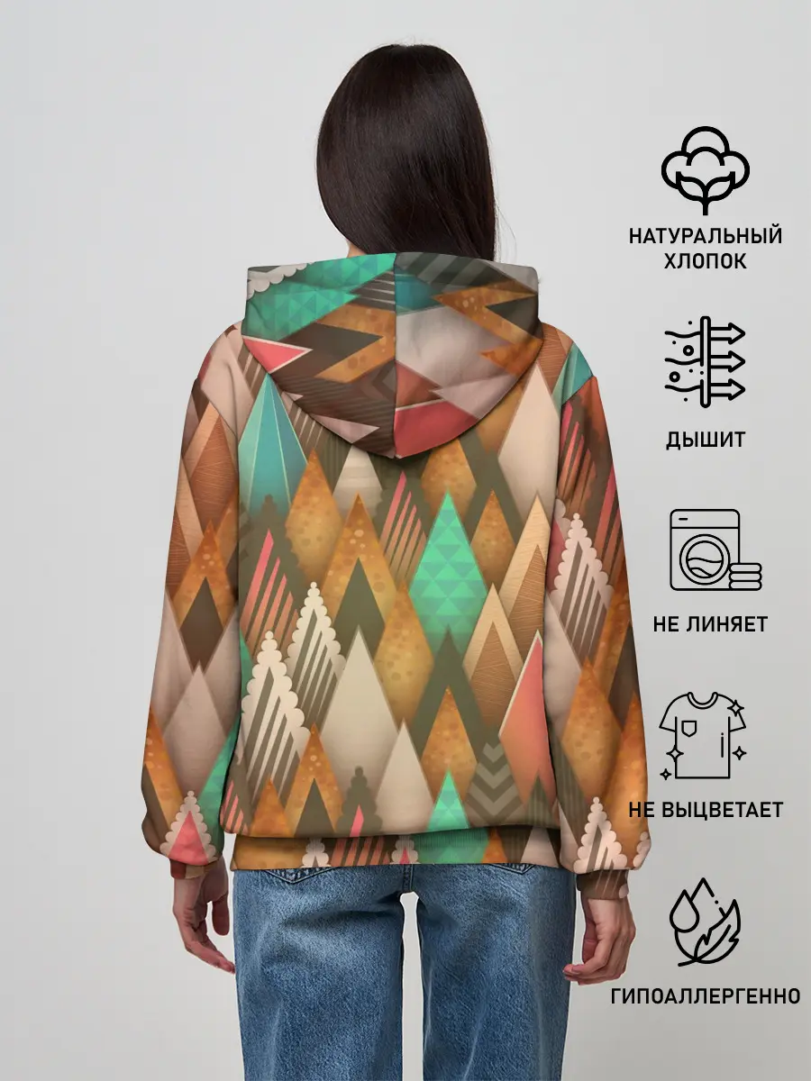 Женское худи / Острые пики