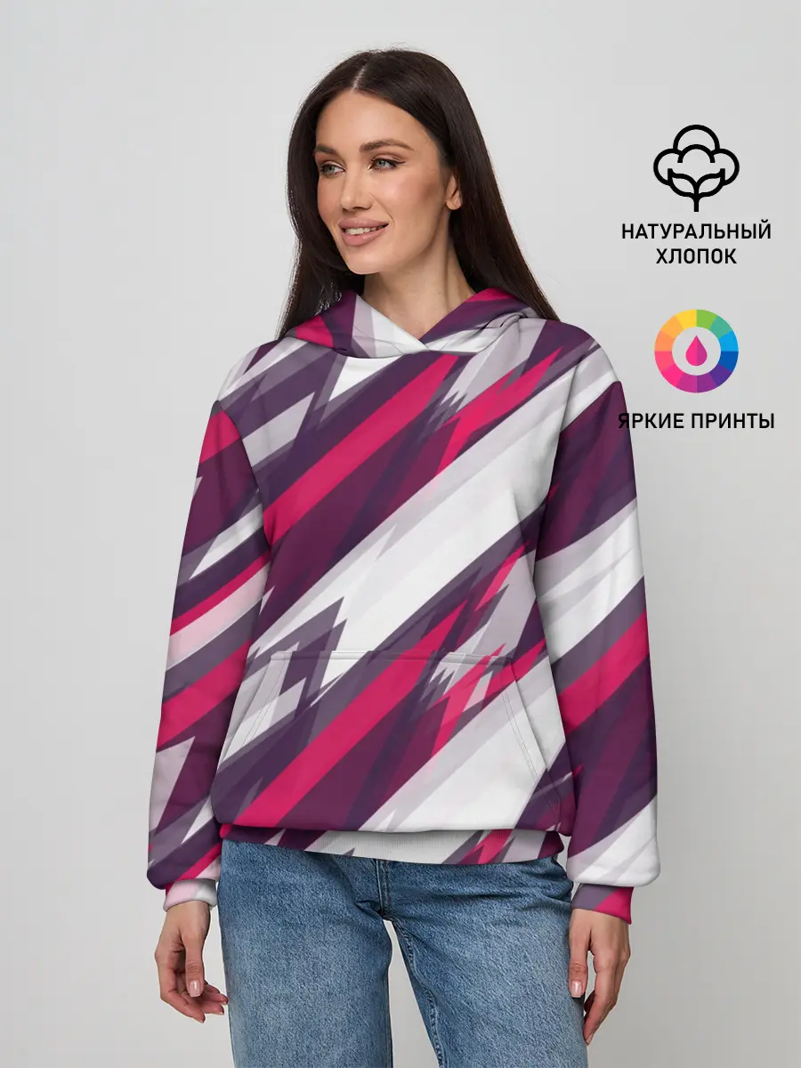 Женское худи / Абстракция ,,Пламя