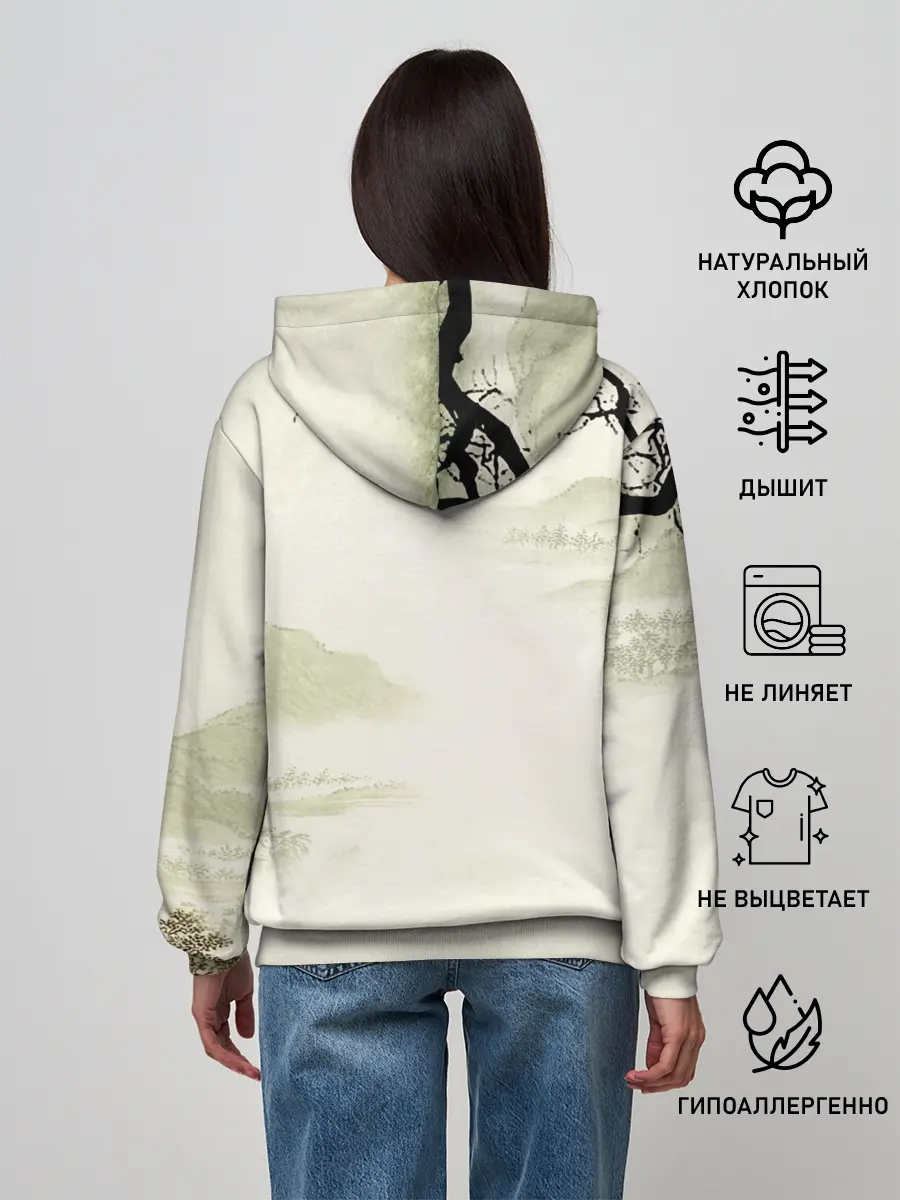 Женское худи / Kamado Tanjiro зарисовка