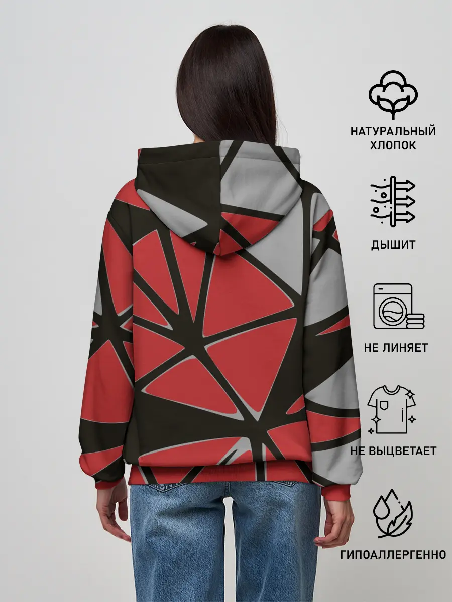 Женское худи / Треугольники