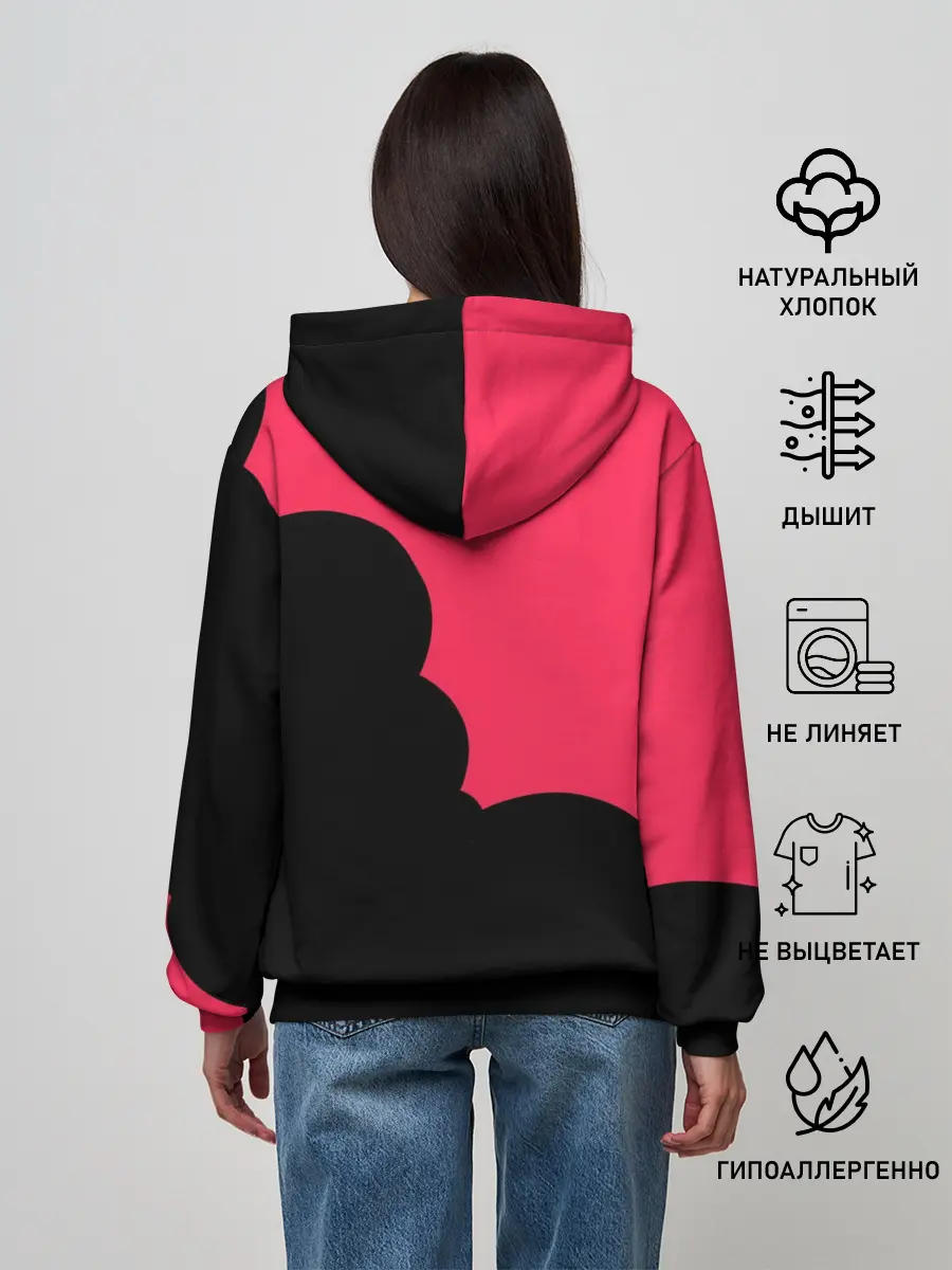 Женское худи / Rena Black Pink