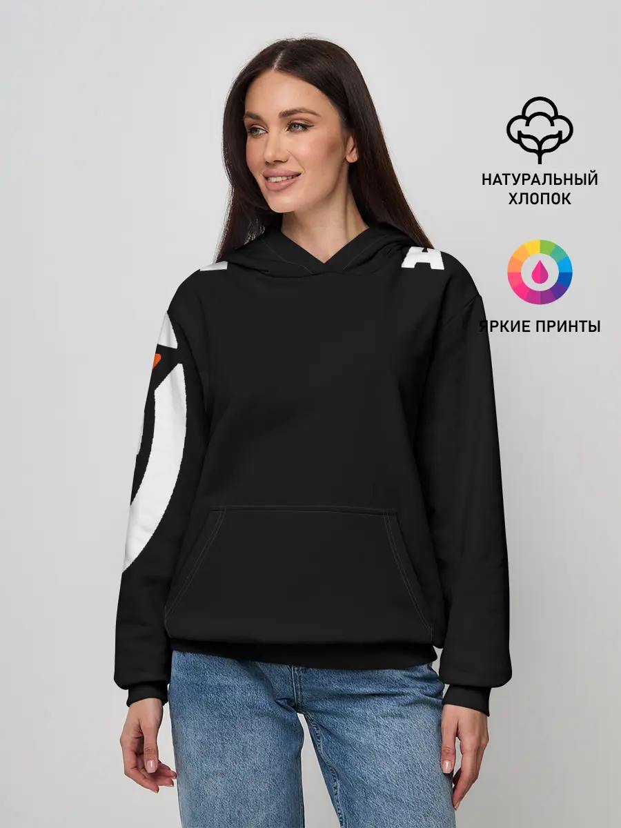 Женское худи / gg lightning orange