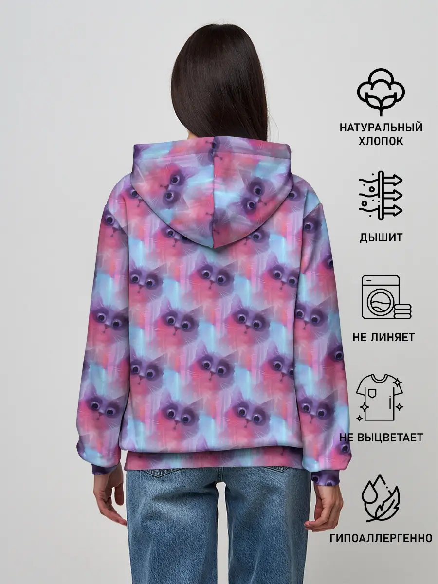 Женское худи / Котята