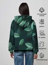 Женское худи / Текстура Листья