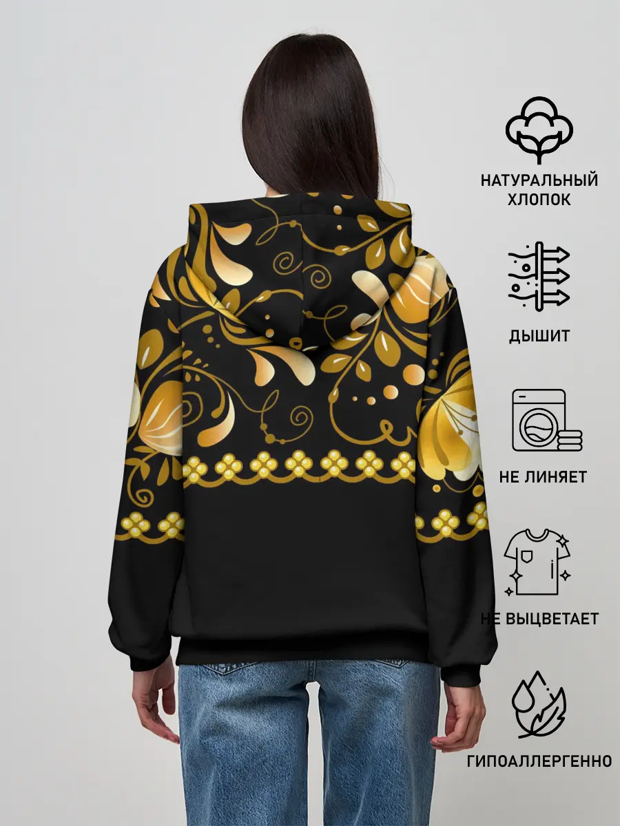 Женское худи / Цветы