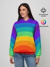 Женское худи / Круговая радуга