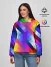 Женское худи / Пиксельная радуга