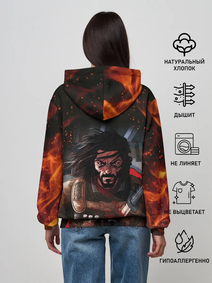 Женское худи / BRZRKR