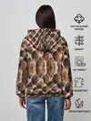 Женское худи / Snake Skin