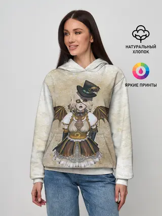 Женское худи / Стимпанк Девушка