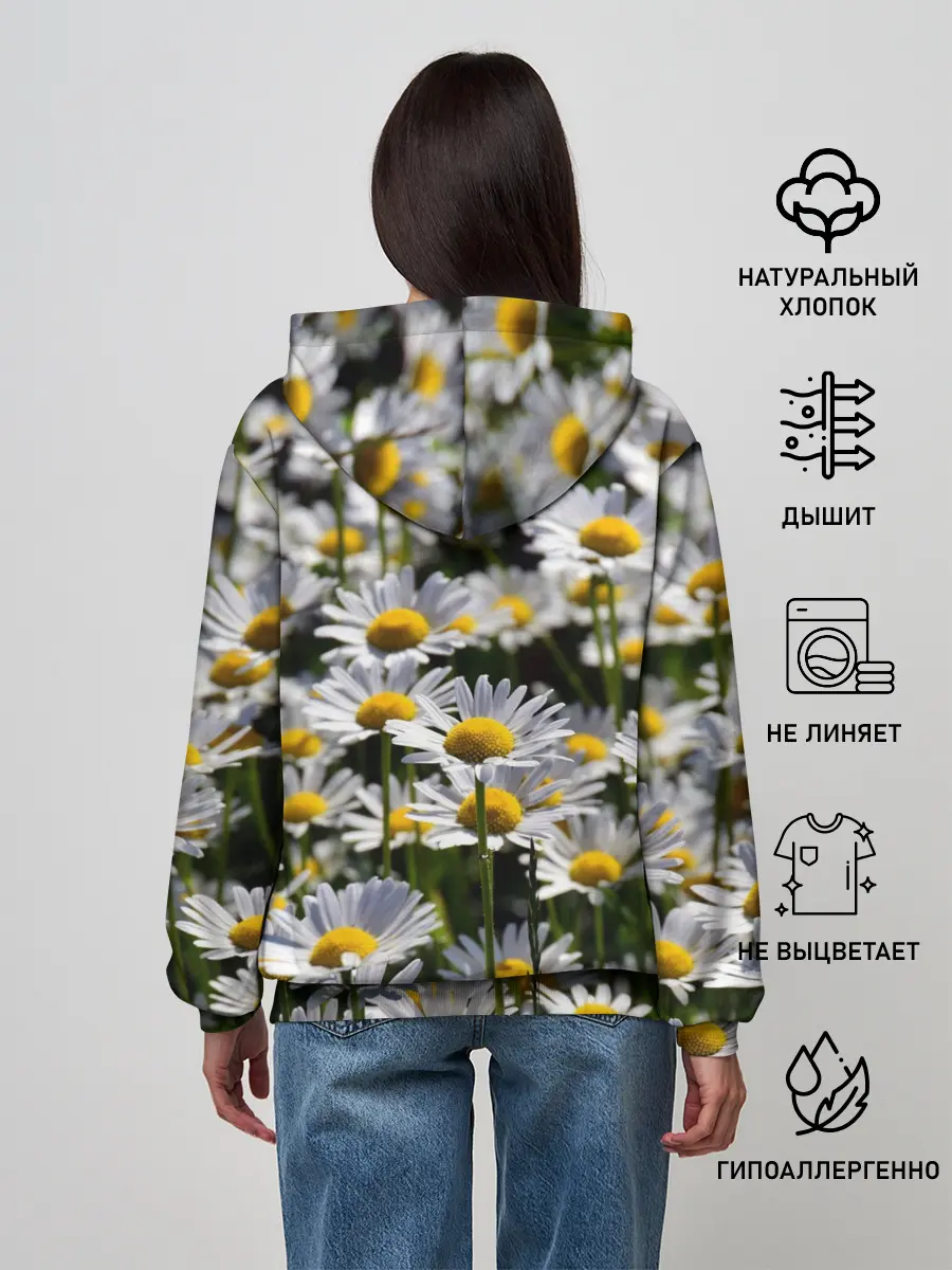 Женское худи / Ромашки
