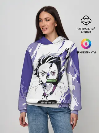 Женское худи / Танджиро и Незуко Камадо