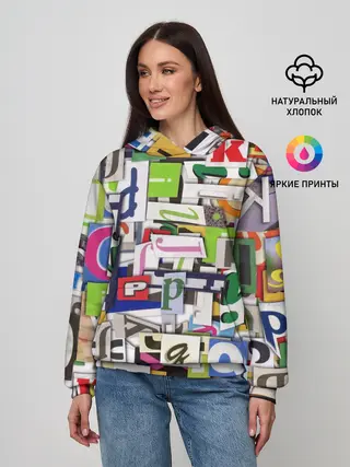 Женское худи / АЛФАВИТ