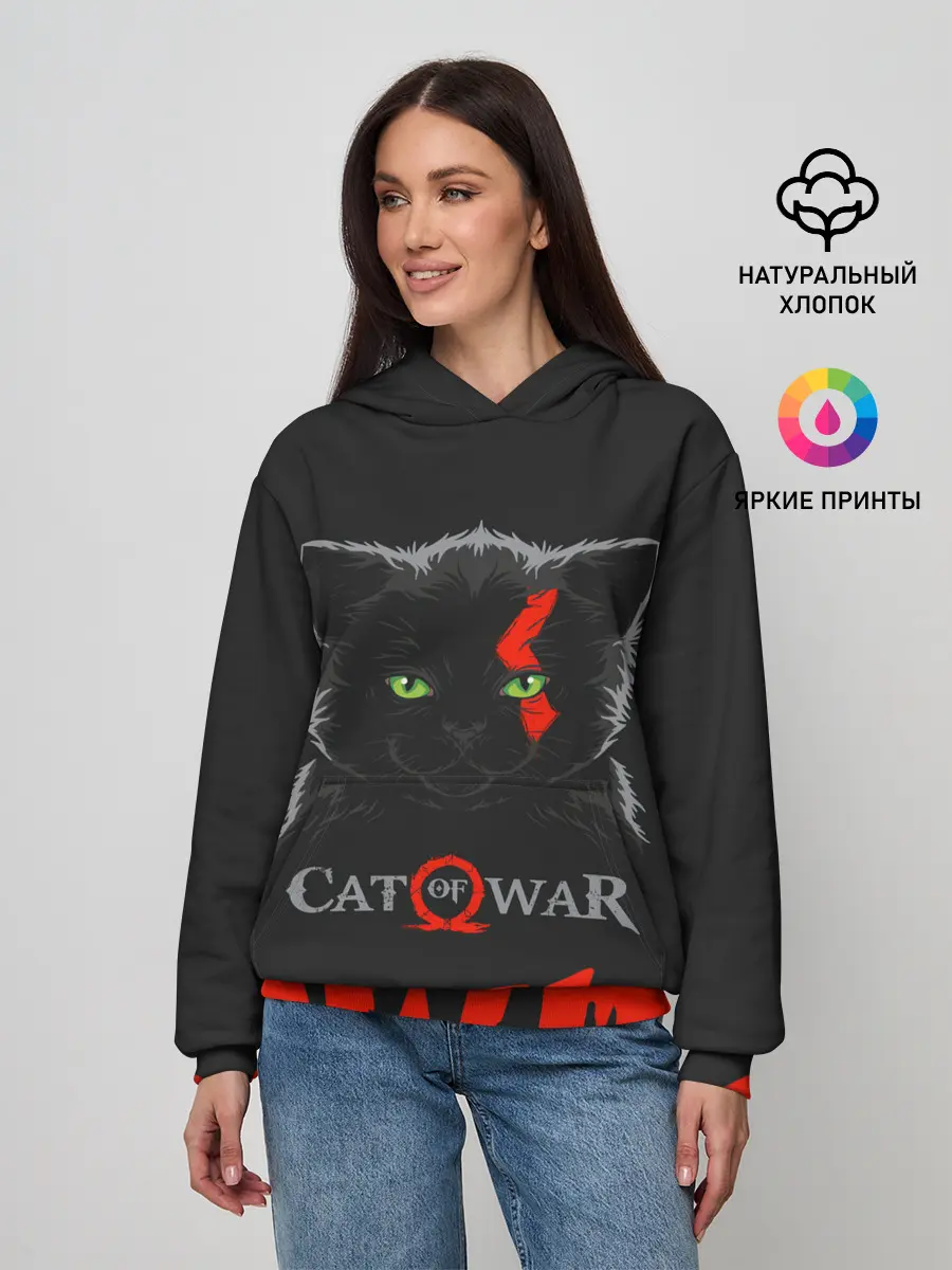Женское худи / Cat of war