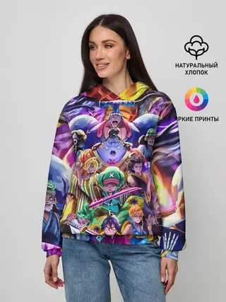 Женское худи / ONE PIECE | ВАН ПИС ПЕРСОНАЖИ