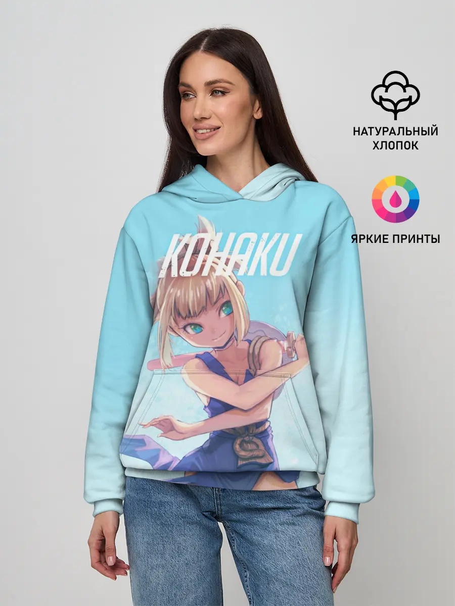 Женское худи / Кохаку Доктор Стоун