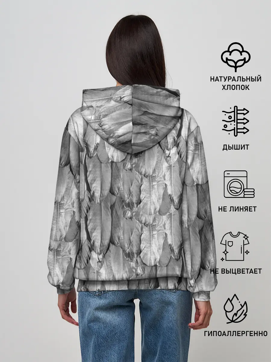 Женское худи / White Raven