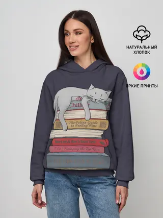 Женское худи / Relax Cat