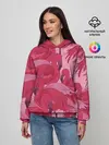 Женское худи / розовые фламинго