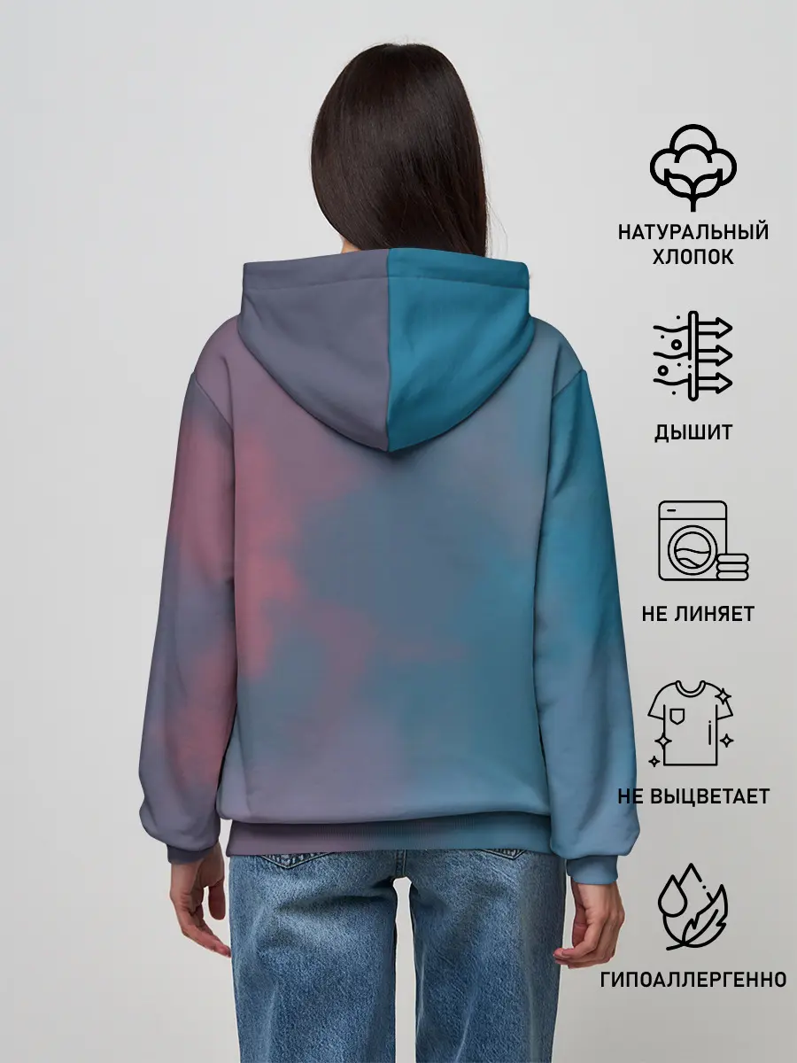 Женское худи / Чудо-женщина VS Дарксайд