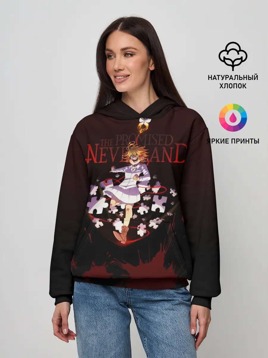 Женское худи / обещанный неверленд