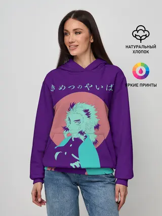 Женское худи / Кёджуро Ренгоку Kimetsu no Yaiba