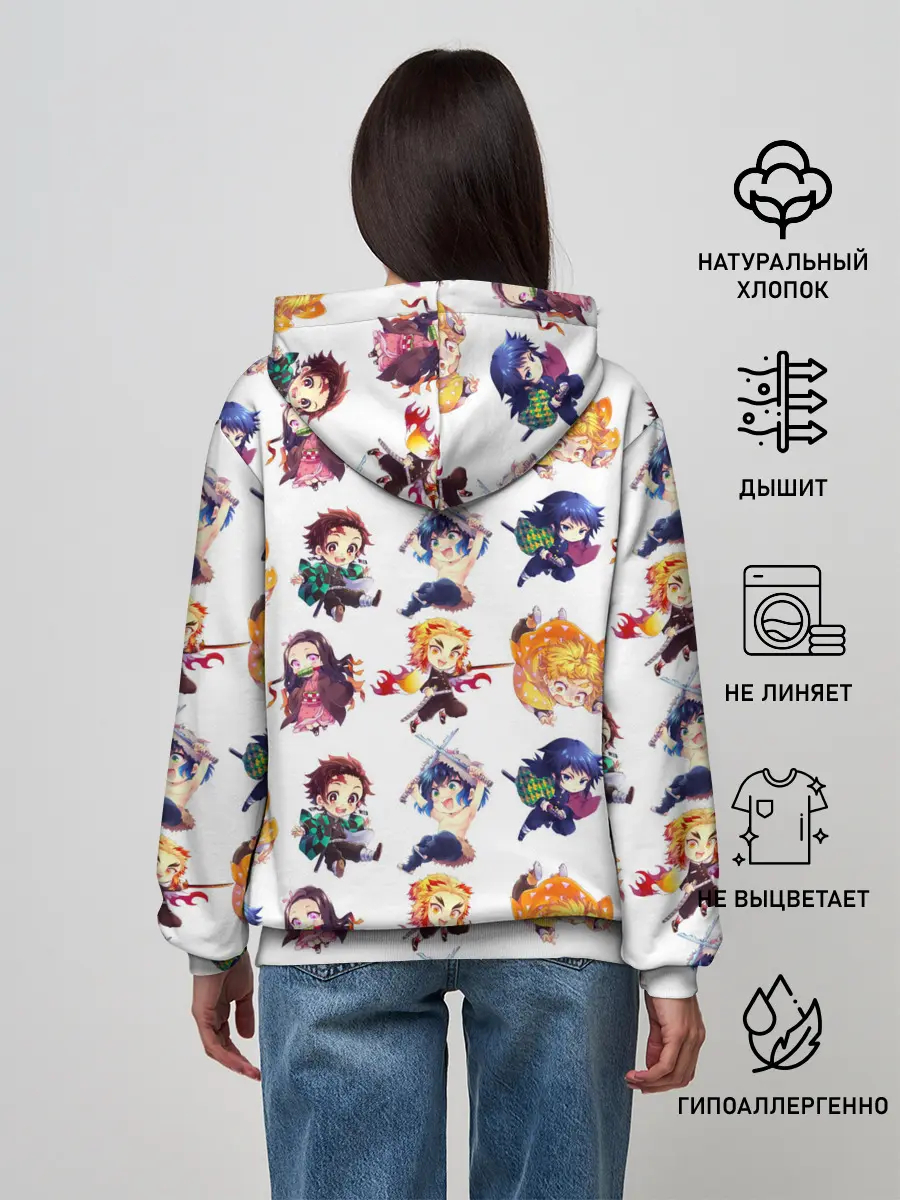 Женское худи / Персонажи Kimetsu no Yaiba