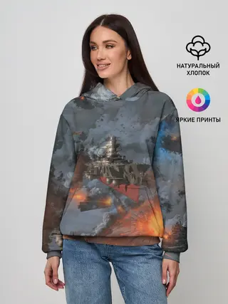 Женское худи / Стимпанк бой | Steampunk Ship