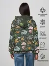 Женское худи / Дикие Звери Паттерн