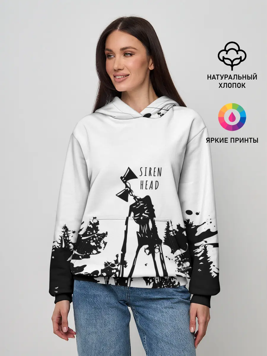 Женское худи / Лес сиреноголового