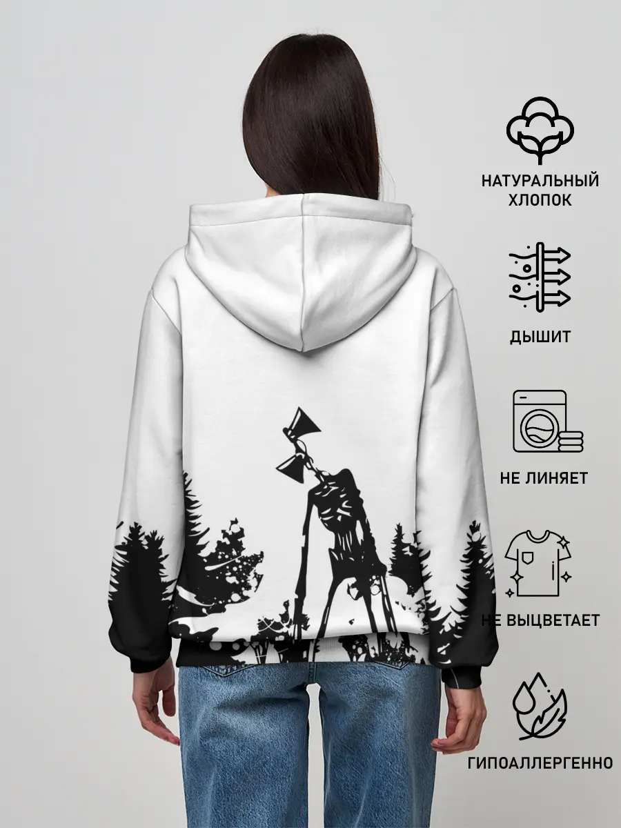 Женское худи / Лес сиреноголового