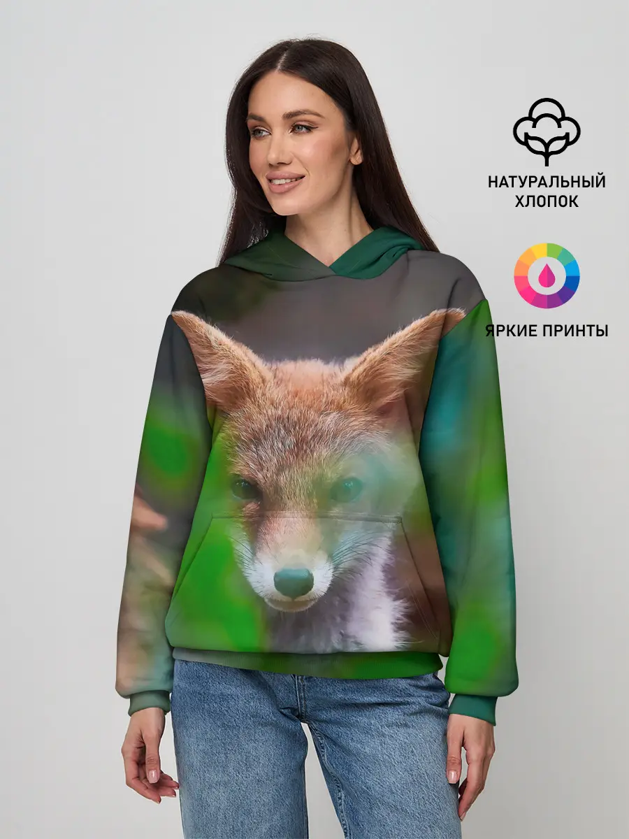 Женское худи / Лисичка
