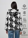 Женское худи / Абстрактные кубики