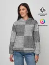 Женское худи / Denim Patchwork