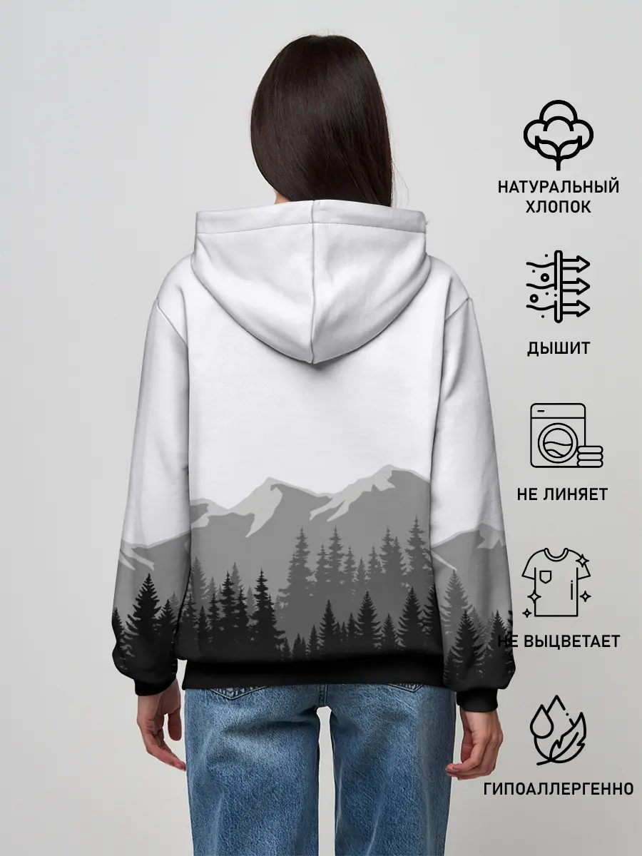 Женское худи / SIREN HEAD | DARK FOREST