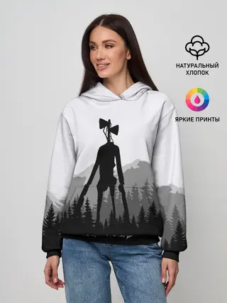 Женское худи / SIREN HEAD | DARK FOREST