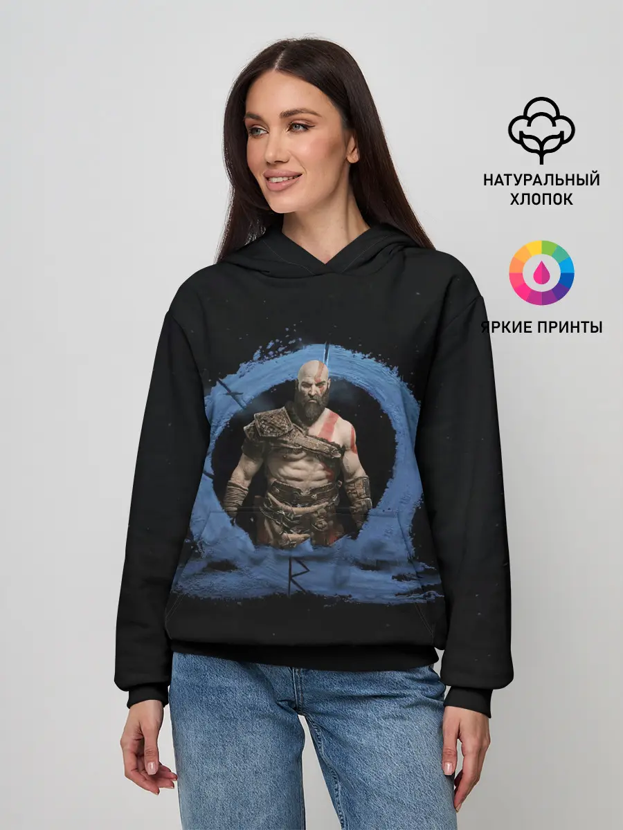 Женское худи / God of war | Ragnarok