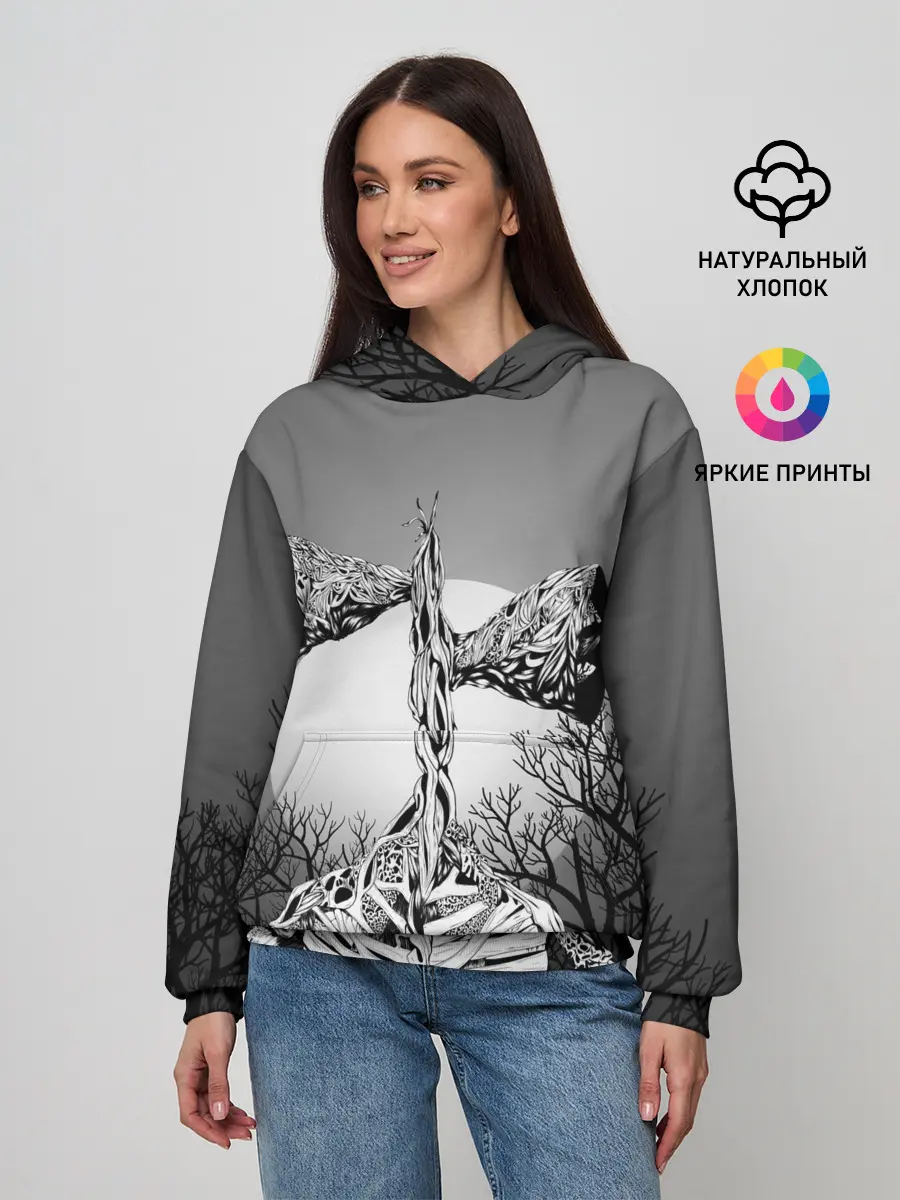 Женское худи / СИРЕНОГОЛОВЫЙ