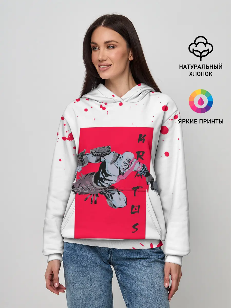 Женское худи / Young Kratos