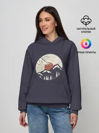 Женское худи / Mountain. Vinyl Record