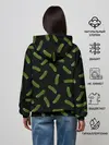 Женское худи / Огуречный паттерн