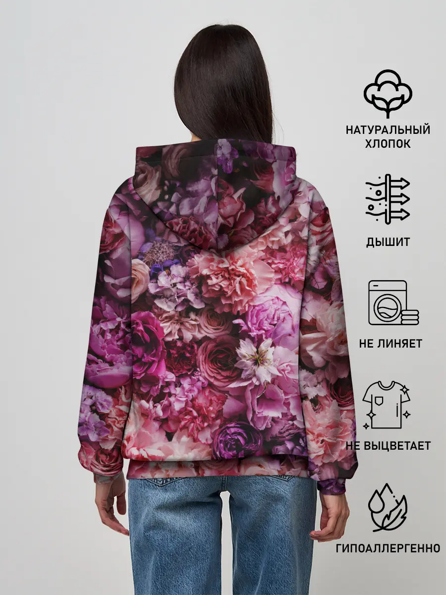 Женское худи / ROSE | РОЗЫ