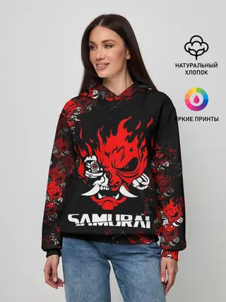 Женское худи / SAMURAI / CYBERPUNK 2077